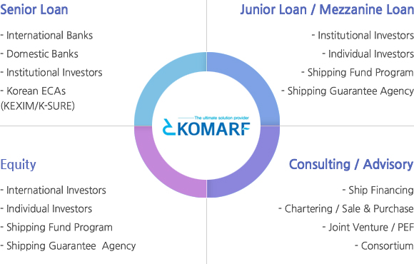 Senior Loan, Junior Loan / Mezzanine Loan, Equity, Consulting / Advisory
